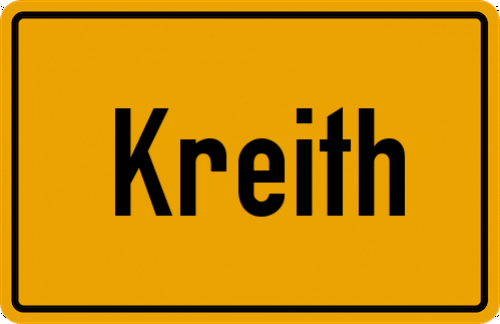 Ortsschild Kreith