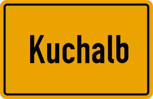 Ortsschild Kuchalb