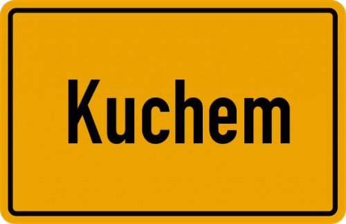 Ortsschild Kuchem