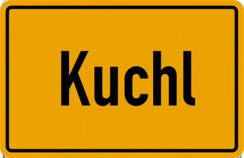 Ortsschild Kuchl