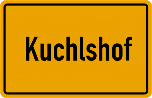 Ortsschild Kuchlshof
