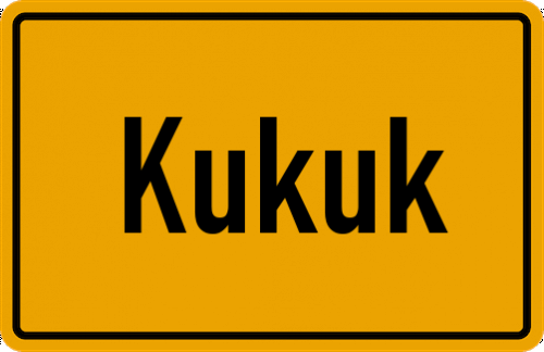 Ortsschild Kukuk
