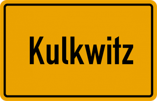 Ortsschild Kulkwitz