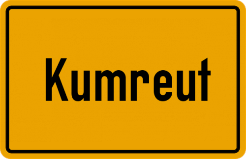 Ortsschild Kumreut