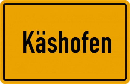 Ortsschild Käshofen
