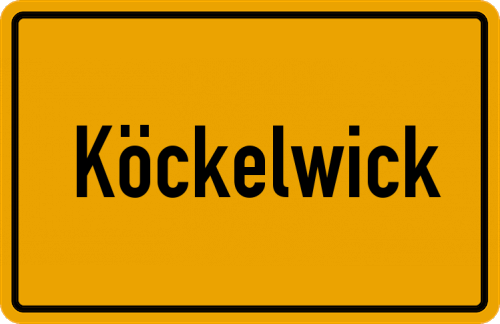 Ortsschild Köckelwick