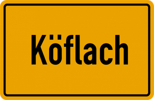 Ortsschild Köflach