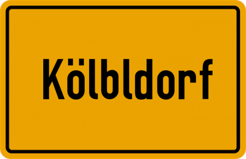 Ortsschild Kölbldorf