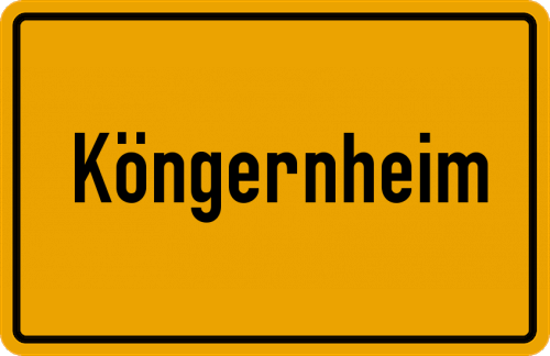 Ortsschild Köngernheim