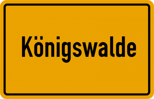 Ort Königswalde zum kostenlosen Download