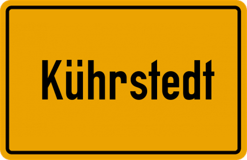 Ortsschild Kührstedt