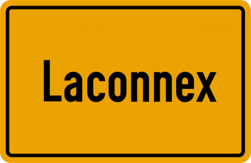 Ortsschild Laconnex