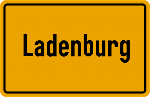 Ortsschild Ladenburg