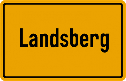 Ort Landsberg zum kostenlosen Download
