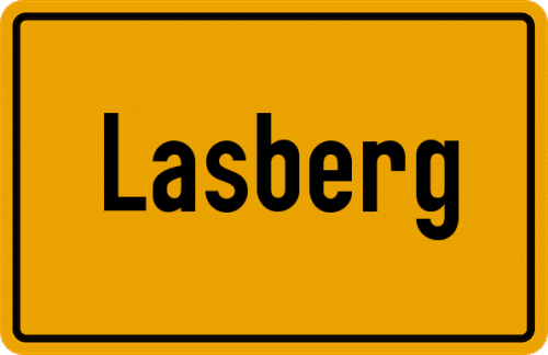 Ortsschild Lasberg