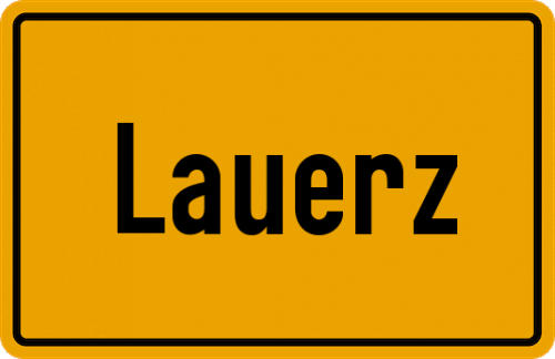 Ortsschild Lauerz