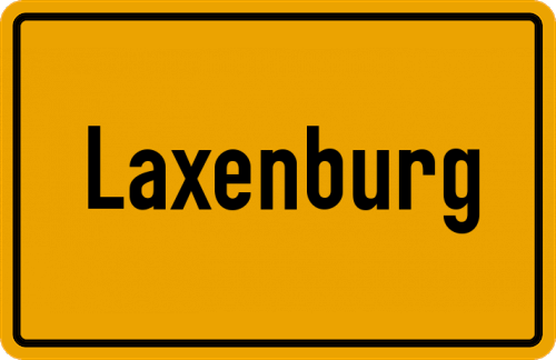 Ortsschild Laxenburg