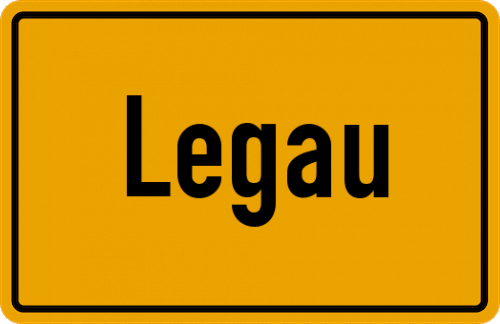 Ortsschild Legau