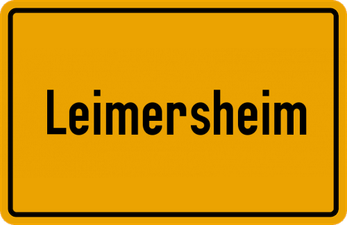 Ortsschild Leimersheim