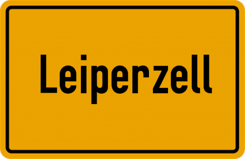 Ortsschild Leiperzell
