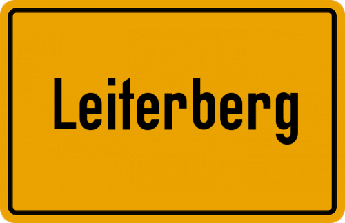 Ortsschild Leiterberg