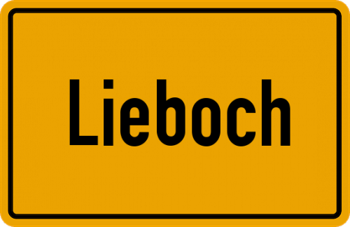 Ortsschild Lieboch