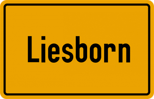 Ortsschild Liesborn