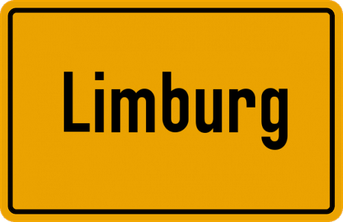 Ortsschild Limburg