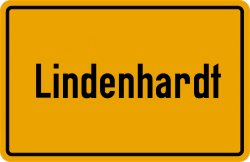 Ortsschild Lindenhardt