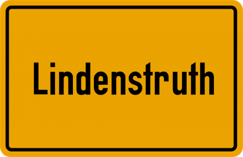 Ortsschild Lindenstruth