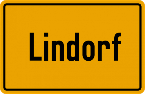 Ortsschild Lindorf