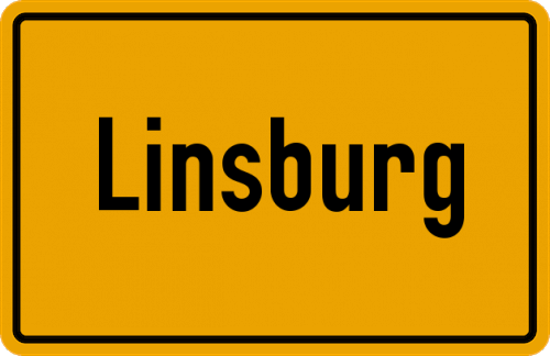 Ortsschild Linsburg