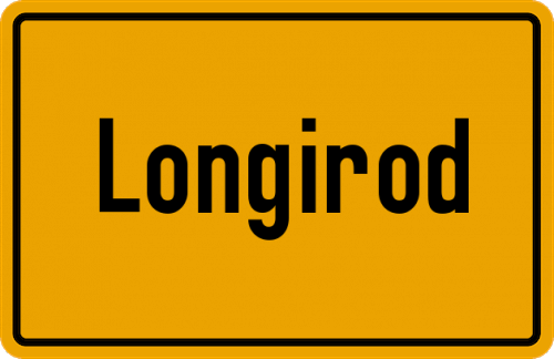 Ortsschild Longirod