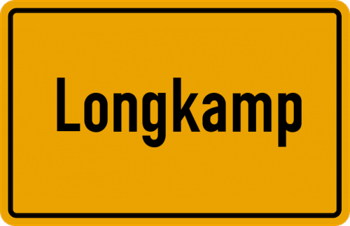 Ortsschild Longkamp