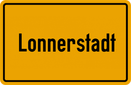 Ortsschild Lonnerstadt