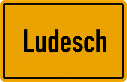 Ortsschild Ludesch