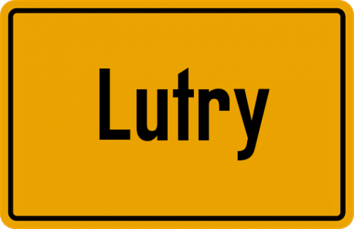 Ortsschild Lutry