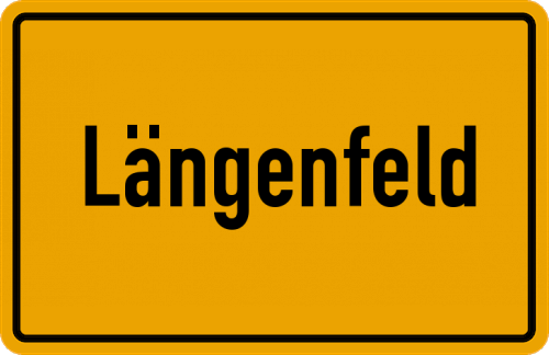Ortsschild Längenfeld