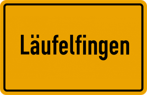 Ortsschild Läufelfingen