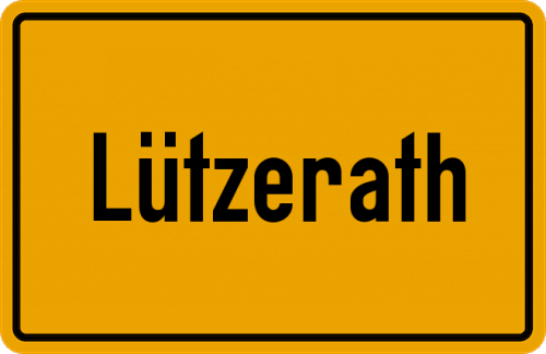 Ortsschild Lützerath