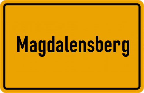 Ortsschild Magdalensberg