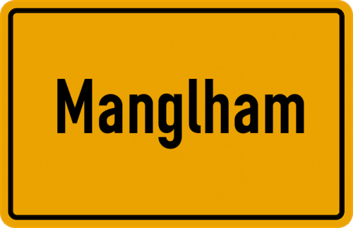 Ortsschild Manglham