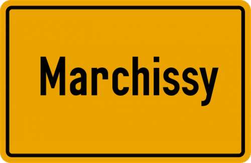 Ortsschild Marchissy