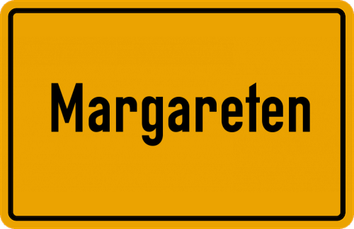 Ortsschild Margareten
