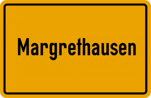 Ortsschild Margrethausen