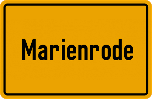 Ortsschild Marienrode