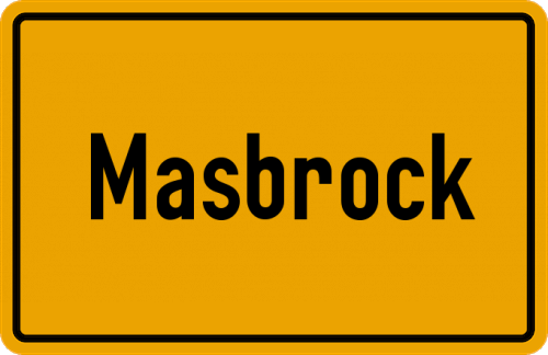 Ortsschild Masbrock