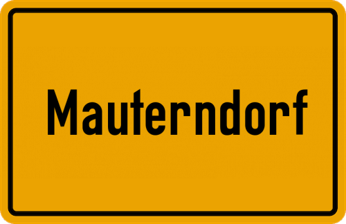 Ortsschild Mauterndorf