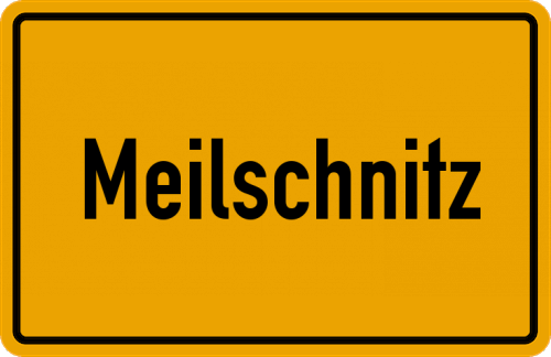 Ortsschild Meilschnitz