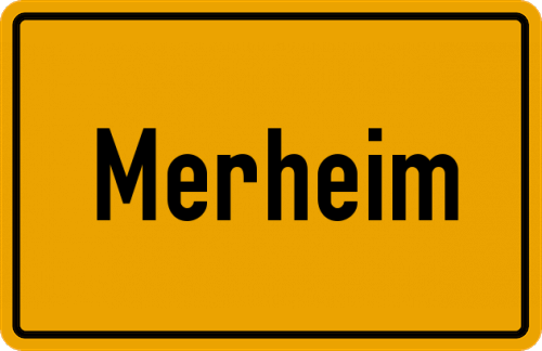 Ortsschild Merheim